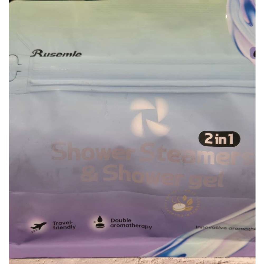 Rusemle Shower Steamers and Shower Gel, NIOP, Two In One Treat, Travel Friendly - Picture 2 of 3